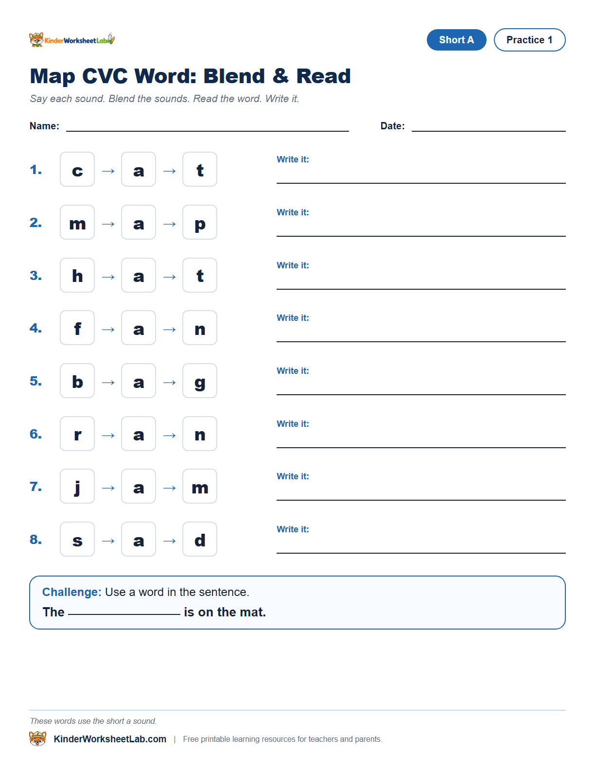 Map CVC worksheet preview